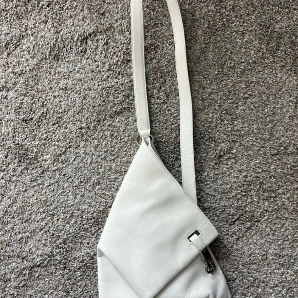 Salvatore Ferragamo White Mini Crossbody Bag